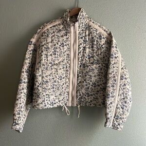 Blank NYC patch it up floral quilted bomber